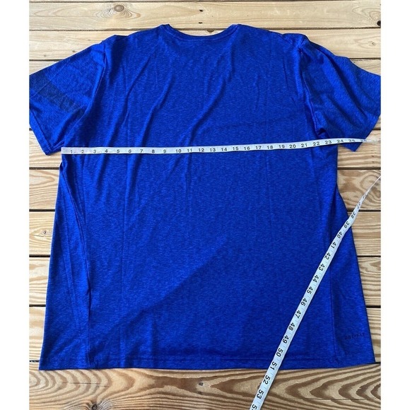 Nike Dri Fit Short Sleeve T Shirt Size 2XL Men’s Blue - Picture 7 of 7